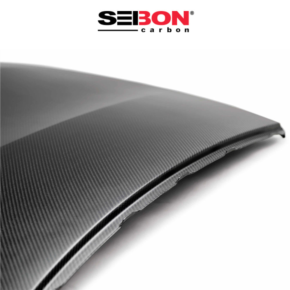 2020-2024年式 トヨタ スープラ用 セイボンカーボン ドライカーボンファイバー ルーフリプレイスメント Seibon Carbon DRY Carbon Fiber Roof Replacement For 2020-2024 Toyota GR Supra (送料無料)