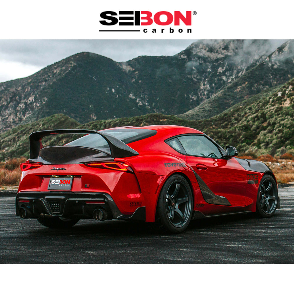 2020-2024年式 トヨタ スープラ用 セイボンカーボン カーボンファイバー リアディフューザー Seibon Carbon Carbon Fiber Rear Diffuser For 2020-2024 Toyota GR Supra (送料無料)