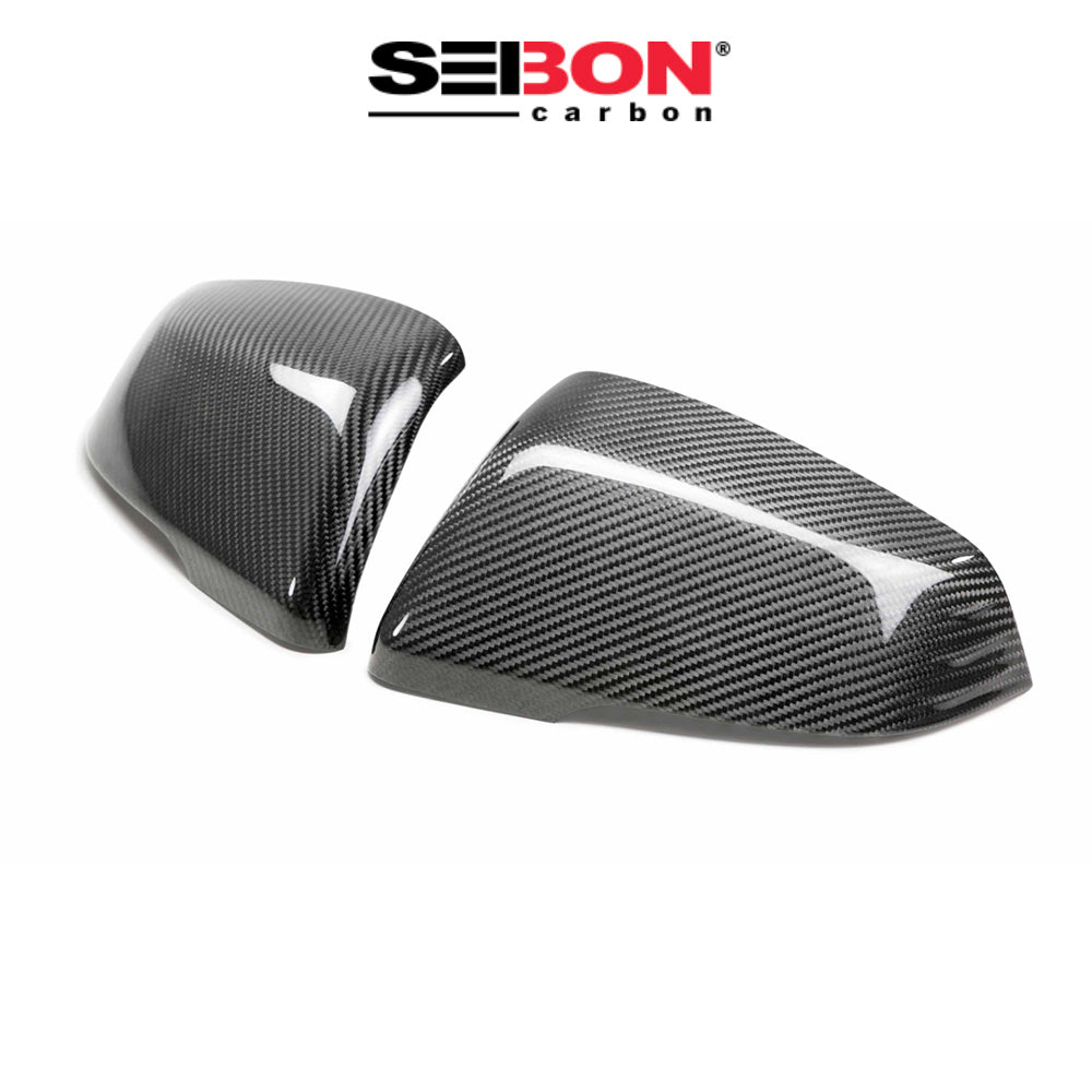 2020-2024年式 トヨタ スープラ用 セイボンカーボン カーボンファイバー ミラーカバーセット Seibon Carbon Carbon Fiber Mirror Caps For 2020-2024 Toyota GR Supra (送料無料)