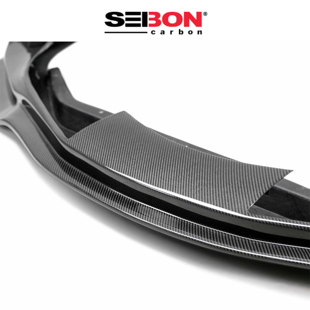2020-2024年式 トヨタ スープラ用 セイボンカーボン カーボンファイバー MBスタイル フロントリップ Seibon Carbon MB-Style Carbon Fiber Front Lip For 2020-2024 Toyota GR Supra (送料無料)