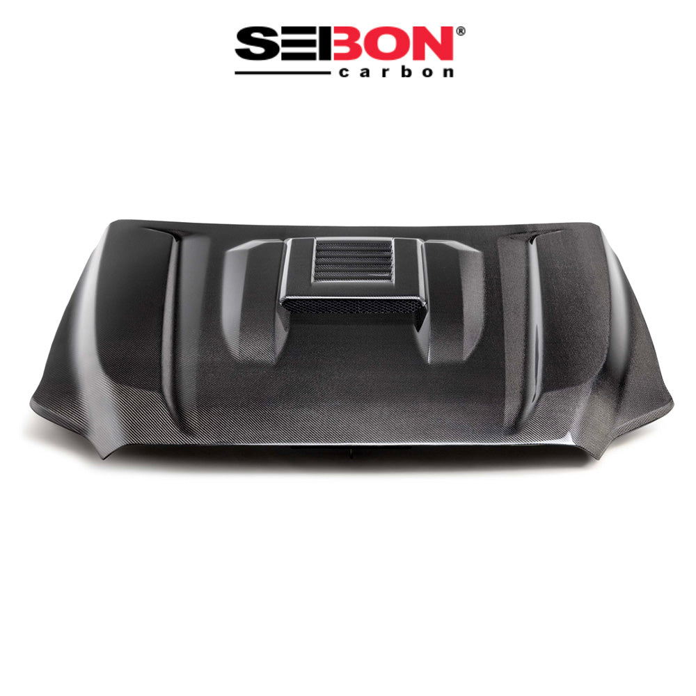 2024-2025年式 トヨタ タコマ用 セイボンカーボン カーボンファイバー TRスタイル ボンネット Seibon Carbon TR-Style Carbon Fiber Hood For 2024-2025 Toyota Tacoma / 2025 Toyota 4Runner (送料無料)