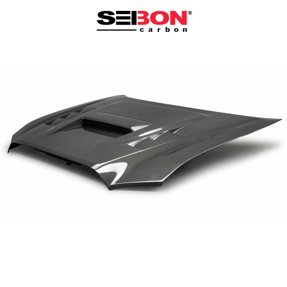2016-2023年式 トヨタ タコマ用 セイボンカーボン カーボンファイバー TSスタイル ボンネット Seibon Carbon TS-Style Carbon Fiber Hood For 2016-2023 Toyota Tacoma (送料無料)