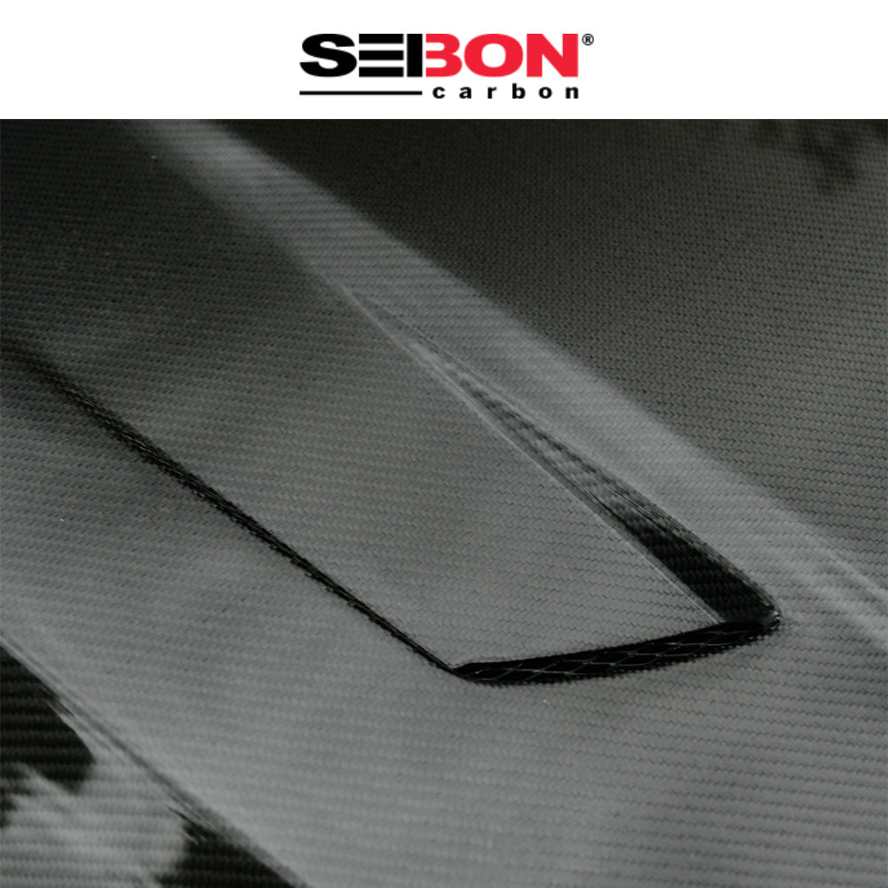 2022-2024年式フォルクスワーゲン ゴルフ GTI 用 セイボンカーボン TMスタイル カーボンファイバー製ボンネット Seibon Carbon TM-Style Carbon Fiber Hood For 2022 VW Golf MK8 (消費税、送料込み)
