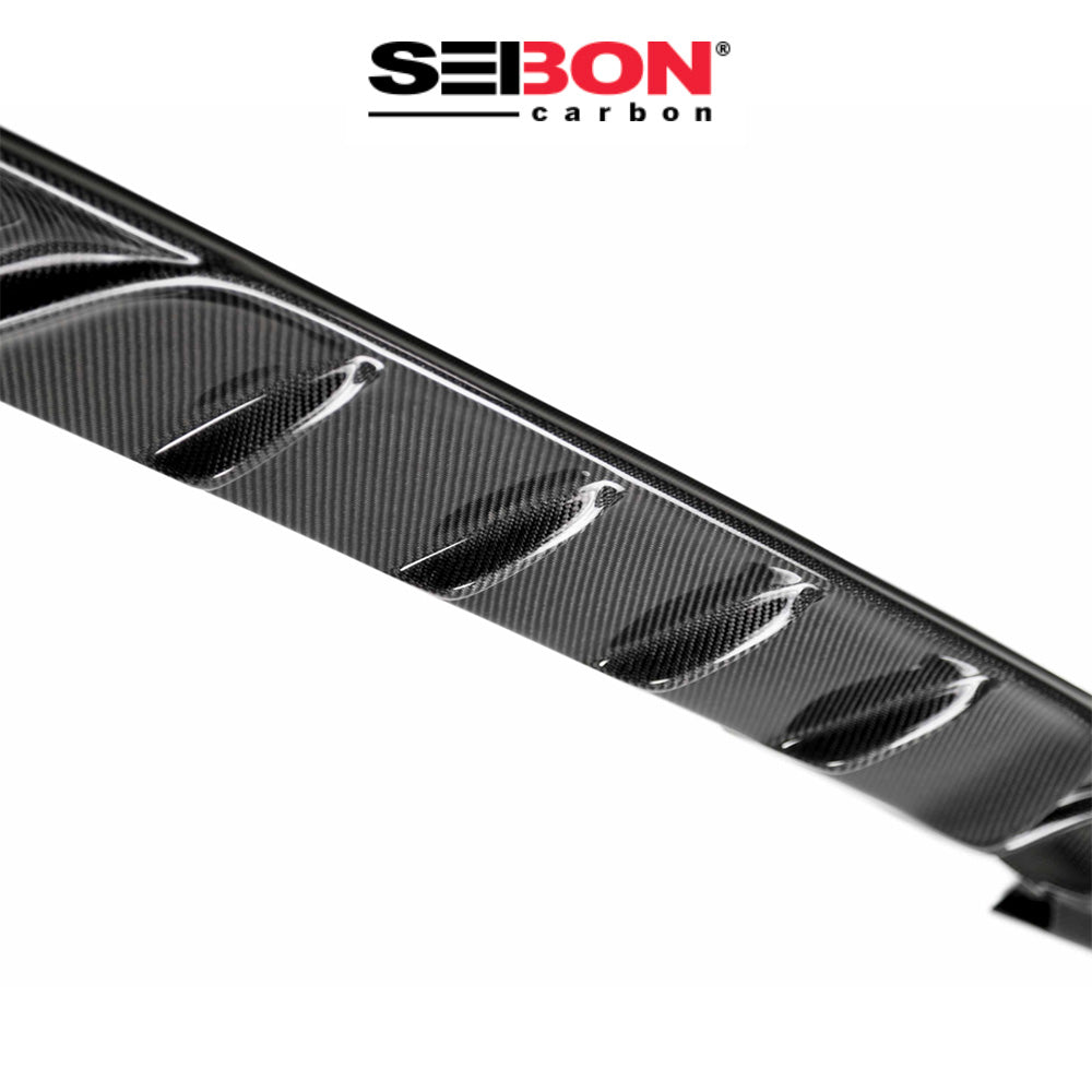 2018-2021年式フォルクスワーゲン ゴルフ GTI 用 セイボンカーボン カーボンファイバー MBスタイル リアリップ Seibon Carbon MB-Style Carbon Fiber Rear Lip For 2018-2021 VW GTI MK7.5 (送料無料)