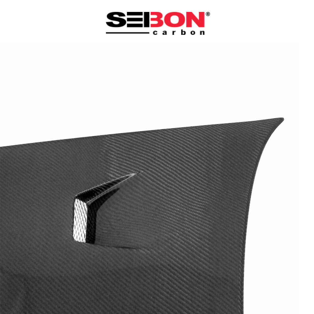 1989-1994年式日産スカイライン BNR32用 セイボンカーボン JUスタイル カーボンファイバー製ボンネット Seibon Carbon JU-Style Carbon Fiber Hood For 1990-1994 Nissan Skyline R32 (消費税、送料込み)