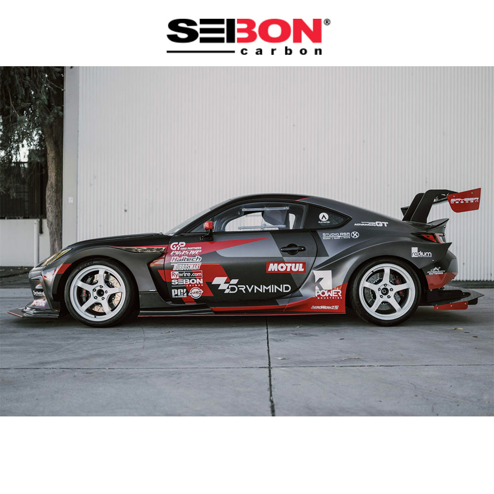 2022-2025年式 トヨタ GR86用 セイボンカーボン カーボンファイバー ドアセット Seibon Carbon Carbon Fiber Doors For 2022-2025 Toyota GR86/ Subaru BRZ (送料無料)