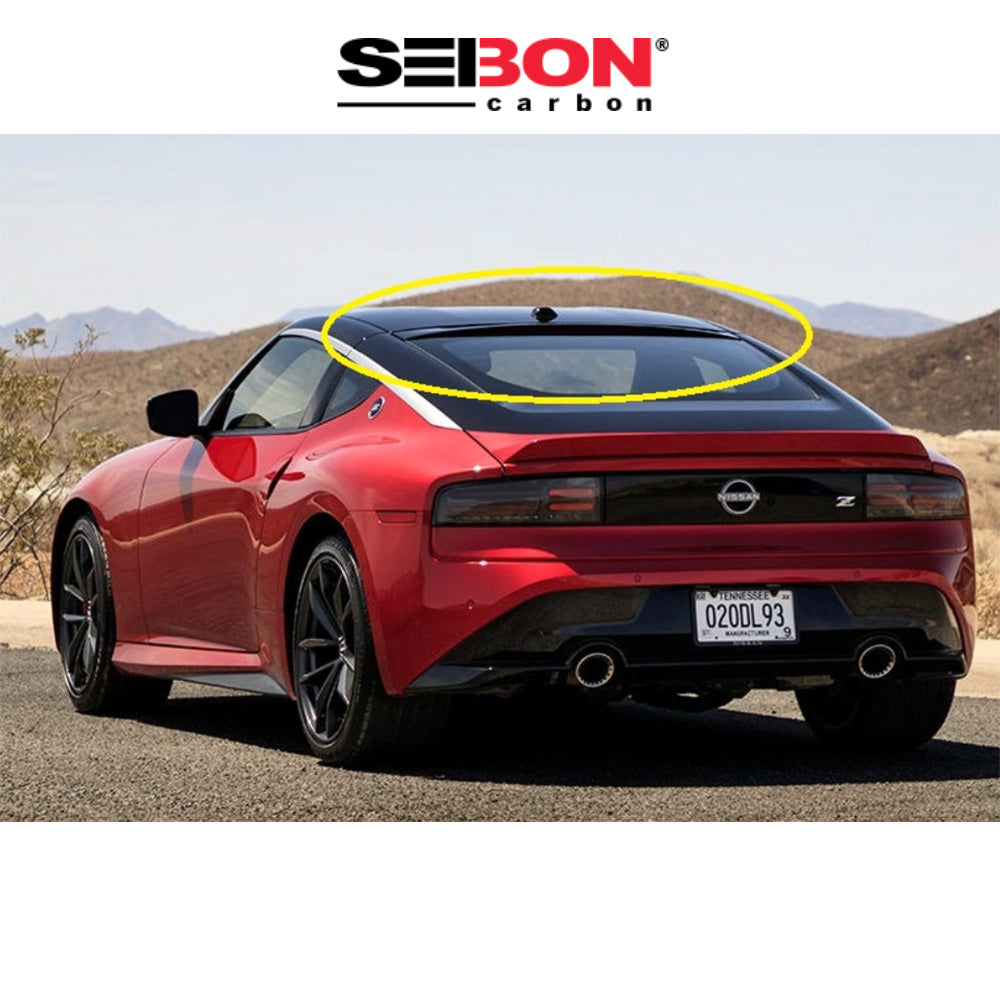 2023-2025年式 日産 フェアレディ Z用 セイボンカーボン カーボンファイバー OEMスタイル リアトップスポイラー Seibon Carbon OEM-Style Carbon Fiber Rear Top Spoiler For 2023-2025 Nissan Z (送料無料)
