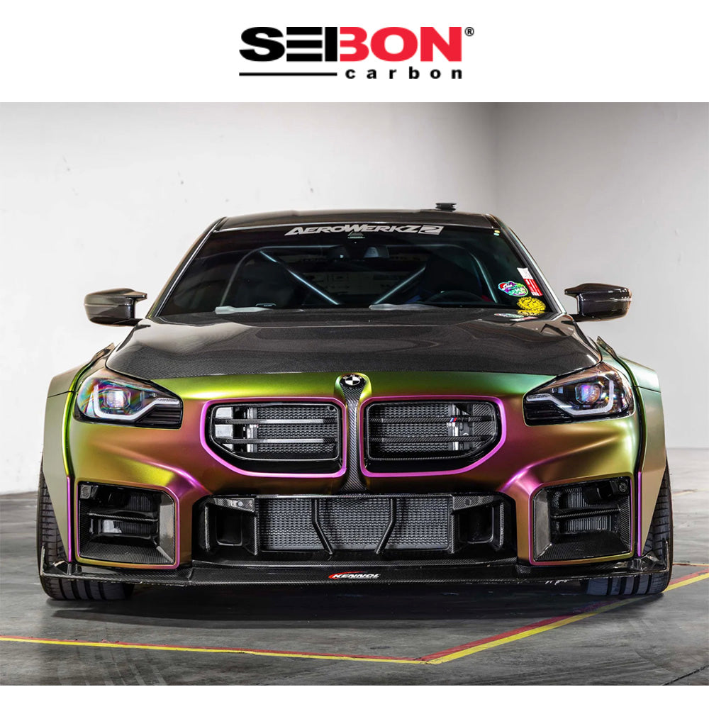 2023-2025年式BMW M2 クーペ用 セイボンカーボン 純正スタイルのカーボンファイバー製ボンネット (消費税、送料込み)