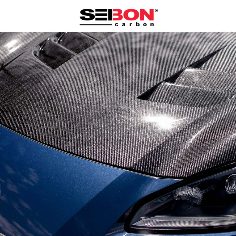 2022-2025年式 トヨタ GR86用 セイボンカーボン TSスタイル カーボンファイバー製ボンネット Seibon Carbon TS-Style Carbon Fiber Hood For 2022-2025 Toyota GR86/ Subaru BRZ (消費税、送料込み)