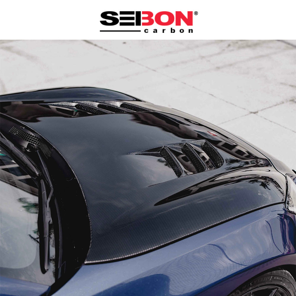 2022-2025年式 トヨタ GR86用 セイボンカーボン TSスタイル カーボンファイバー製ボンネット Seibon Carbon TS-Style Carbon Fiber Hood For 2022-2025 Toyota GR86/ Subaru BRZ (消費税、送料込み)