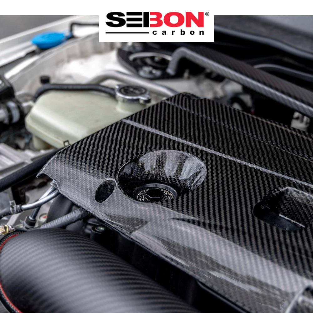 2017-2025年式 ホンダ シビック タイプR用 セイボンカーボン カーボンファイバー エンジンカバー Carbon Fiber Engine Cover For 2017-2025 Honda Civic Type R (消費税、送料込み)