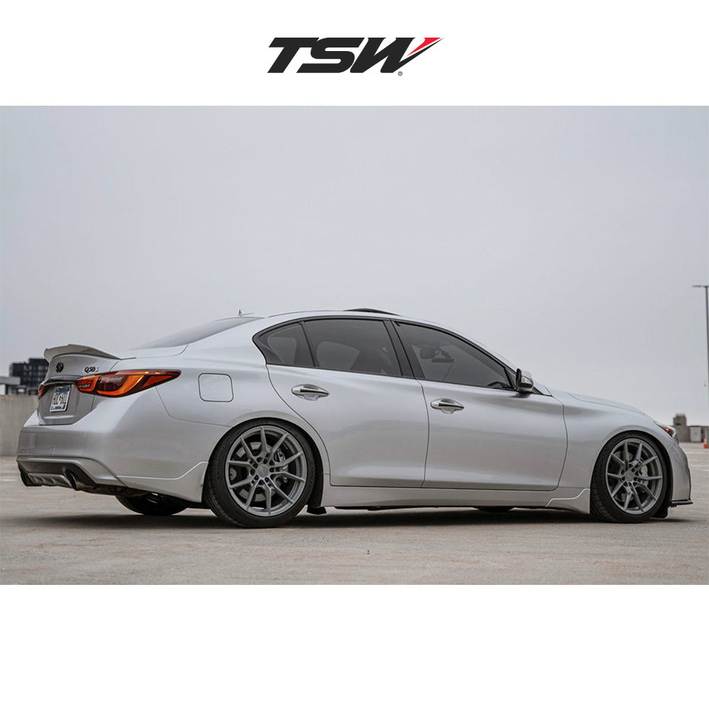 日産フェアレディZ (Nissan Z)用 TSW ネプチューン 18x8J ET 35 フロント 18x9.5J ET 39 リア バトルシップグレー ホイール4本セット TSW TW NEPTUNE 18X8 5X114 +35 76 BTL GRAY / TW NEPTUNE 18X9.5 5X114 +39 76 BTL GRAY (送料無料)