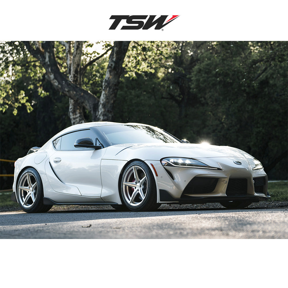 トヨタ GR スープラ (Toyota GR Supra)用 TSW エスプリ 20x9J ET 20 フロント 20x10.5J ET 38 リア ハイパーシルバーマシンドフェイス ホイール4本セット TSW ESPRIT 20X9 5X112 66 +20 H-SLV-MCH / ESPRIT 20X10.5 5X112 66 +38 H-SLV-MCH (送料無料)
