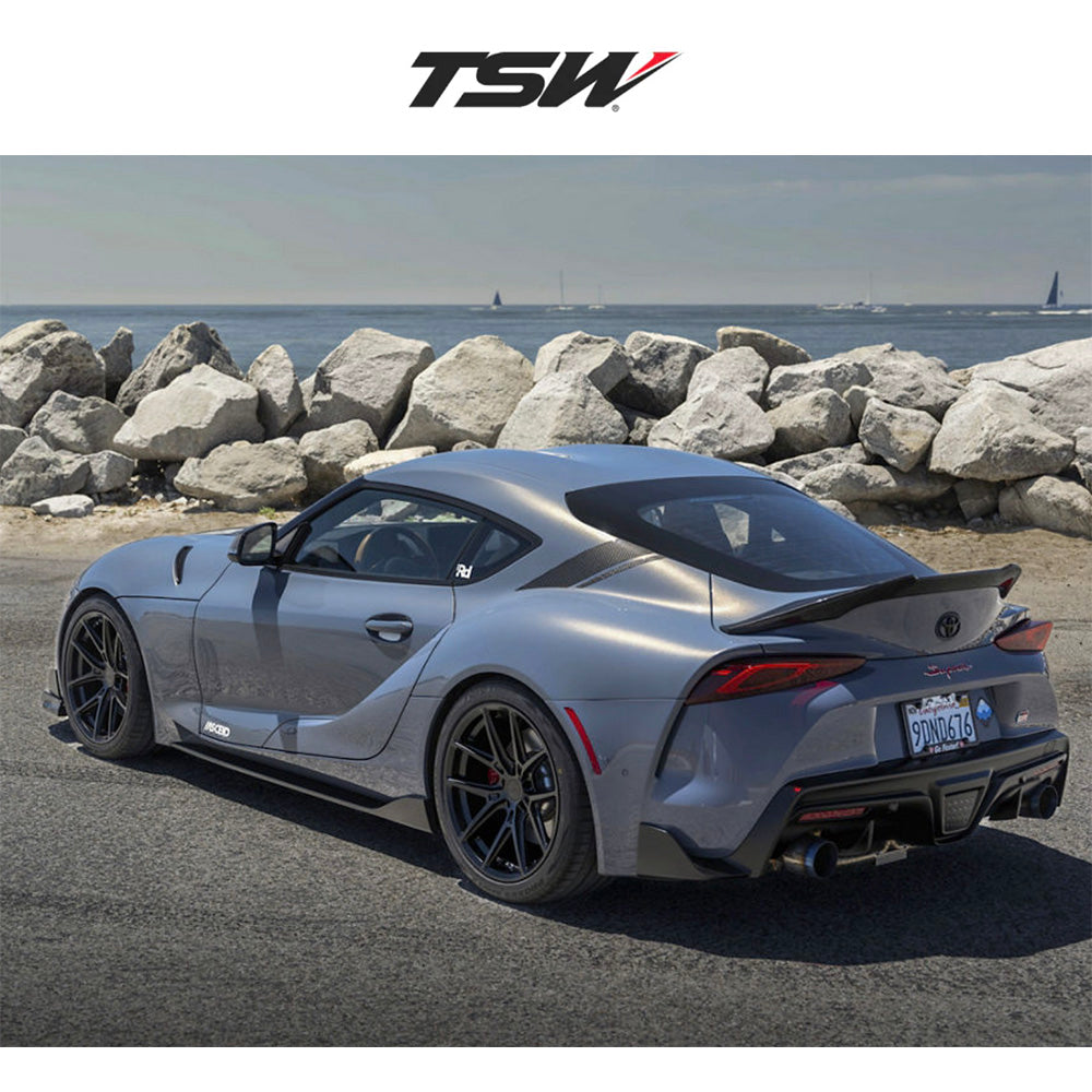 テスラモデル3用 TSW イモラ 20x9J ET 35 フロント、リア マットブラック フロー成形アルミニウムホイール4本セット TSW IMOLA 20X9 5X4.5 72 +35 M-BLK (消費税、送料込み)