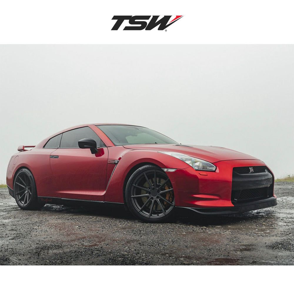 日産 GT-R (Nissan GT-R)用 TSW バサースト グロスガンメタル 20x9.5J ET 35 フロント 20x10.5J ET 25リア ホイール4本セット TSW TW BATHURST 20X9.5 5X114 +35 76 G-GNMTL / TW BATHURST 20X10.5 5X114 +25 76 G-GNMTL (送料無料)
