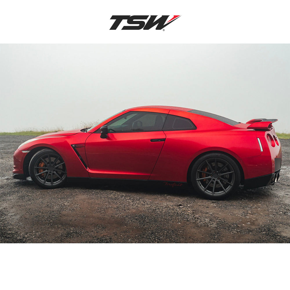 日産 GT-R (Nissan GT-R)用 TSW バサースト グロスガンメタル 20x9.5J ET 35 フロント 20x10.5J ET 25リア ホイール4本セット TSW TW BATHURST 20X9.5 5X114 +35 76 G-GNMTL / TW BATHURST 20X10.5 5X114 +25 76 G-GNMTL (送料無料)