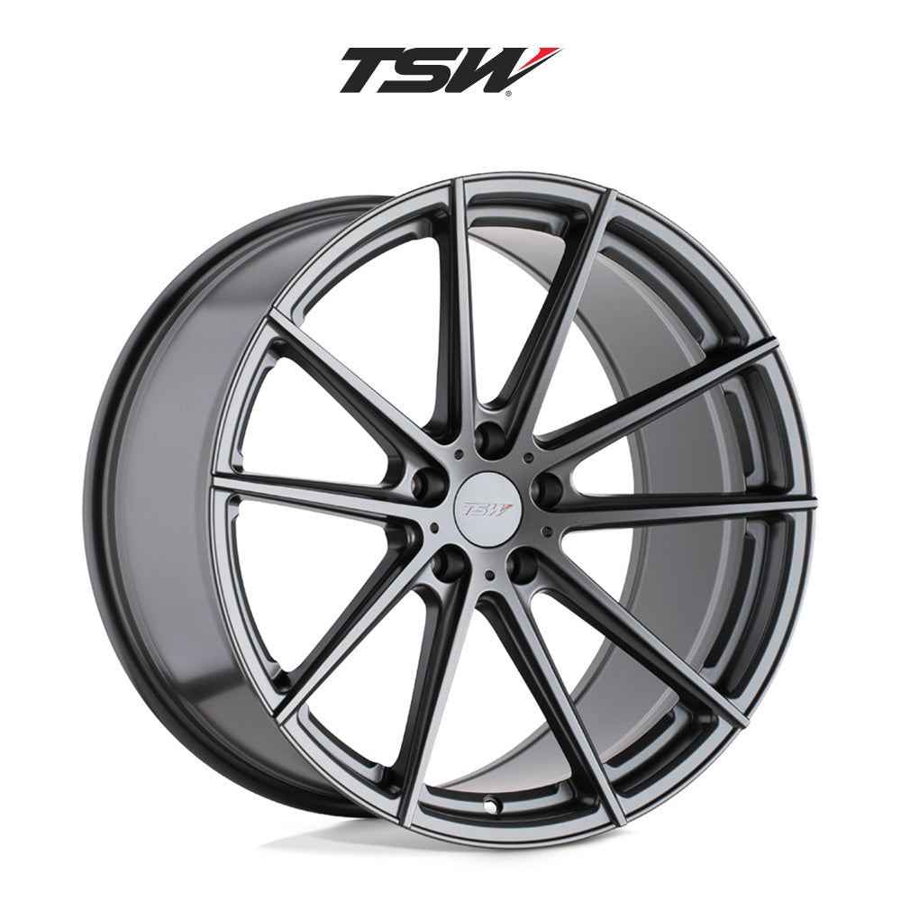 日産 GT-R (Nissan GT-R)用 TSW バサースト グロスガンメタル 20x9.5J ET 35 フロント 20x10.5J ET 25リア ホイール4本セット TSW TW BATHURST 20X9.5 5X114 +35 76 G-GNMTL / TW BATHURST 20X10.5 5X114 +25 76 G-GNMTL (送料無料)