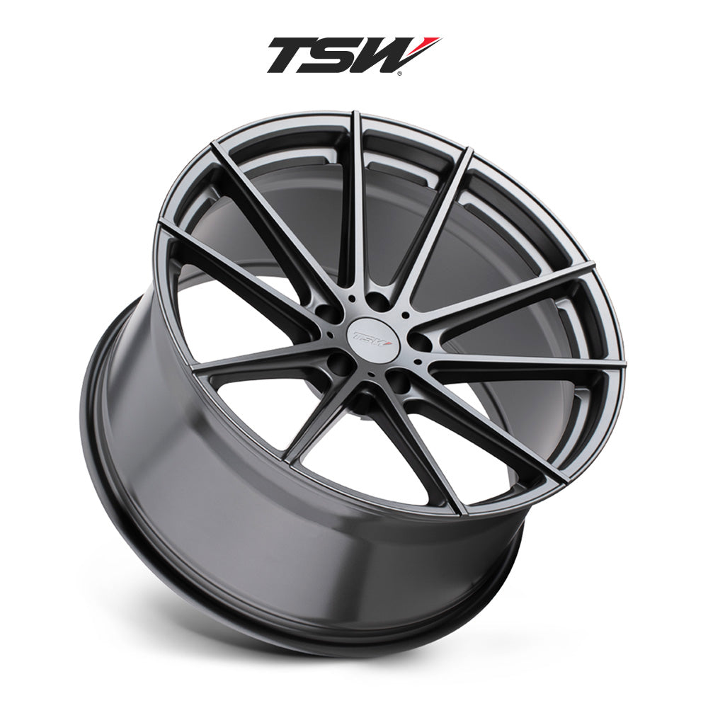日産 GT-R (Nissan GT-R)用 TSW バサースト グロスガンメタル 20x9.5J ET 35 フロント 20x10.5J ET 25リア ホイール4本セット TSW TW BATHURST 20X9.5 5X114 +35 76 G-GNMTL / TW BATHURST 20X10.5 5X114 +25 76 G-GNMTL (送料無料)