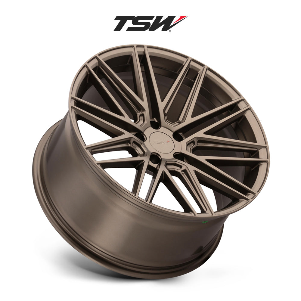 スバルWRX (Subaru WRX)用 TSW ペスカーラ 19x9.5J ET 40 フロント&リア ブロンズ ホイール4本セット TSW TW PESCARA 19X9.5 5X114 +40 76 BRNZ (送料無料)