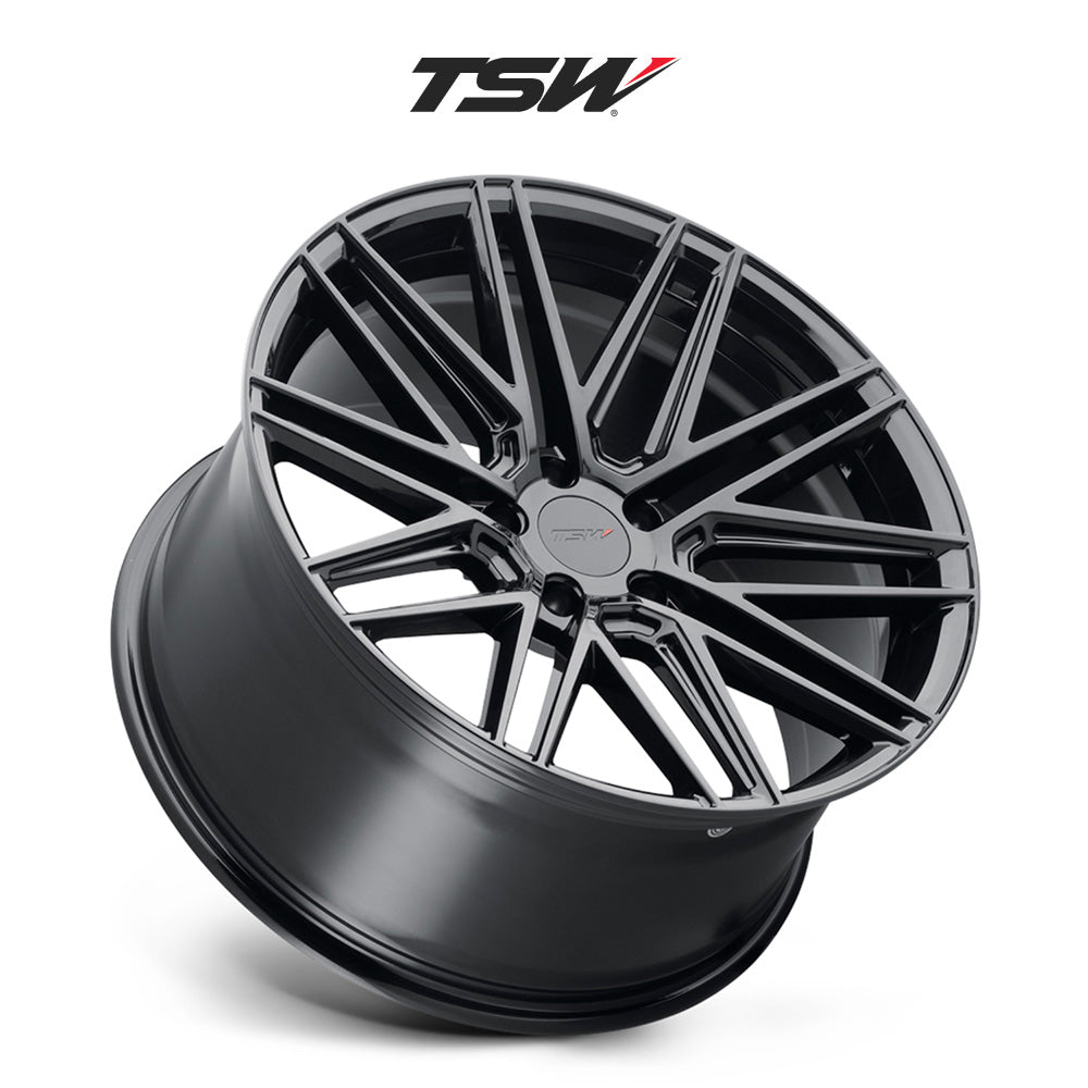 ホンダ シビック タイプR用 TSW ペスカーラ 18x8.5J ET 35 フロント&リア グロスブラック ホイール4本セット TSW TW PESCARA 18X8.5 5X120 +35 76 G-BLK (送料無料)