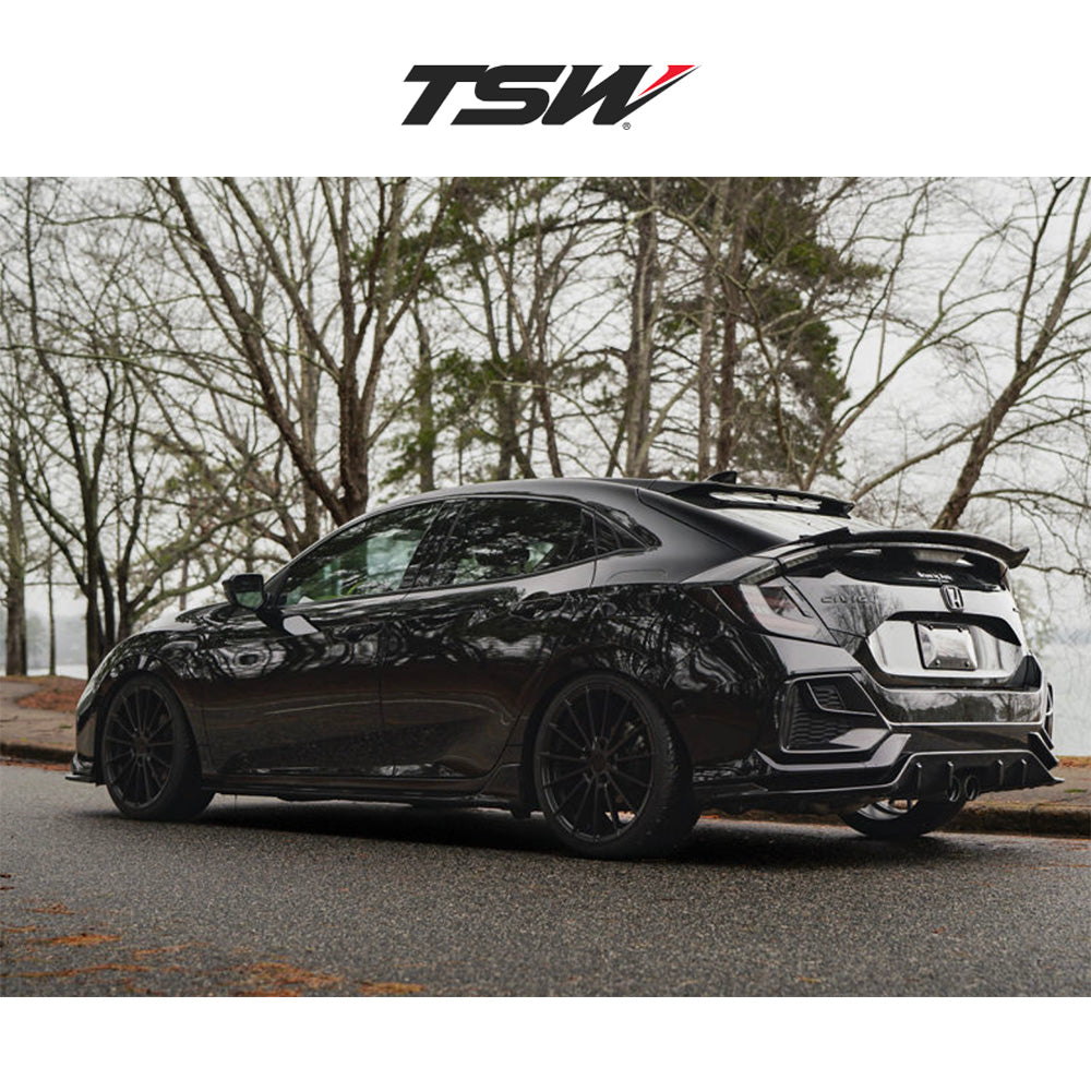 ホンダ シビック タイプR(Honda Civic Type-R)用 TSW グッドウッド 19x8.5J ET 25 フロント&リア マットブラック フロー成形アルミニウムホイール4本セット TSW GOODWOOD 19X8.5 5X120 74 +25 M-BLK (消費税、送料込み)
