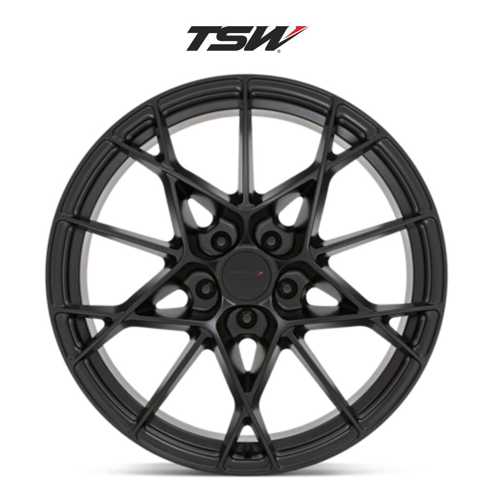 テスラ モデル3 (TESLA Model 3)用 TSW セクター 20x9J セミグロスブラック ホイール4本セット TSW Sector TWSTR 20X9 5X4.5 SEMI-GL-BLK 30MM (送料無料)