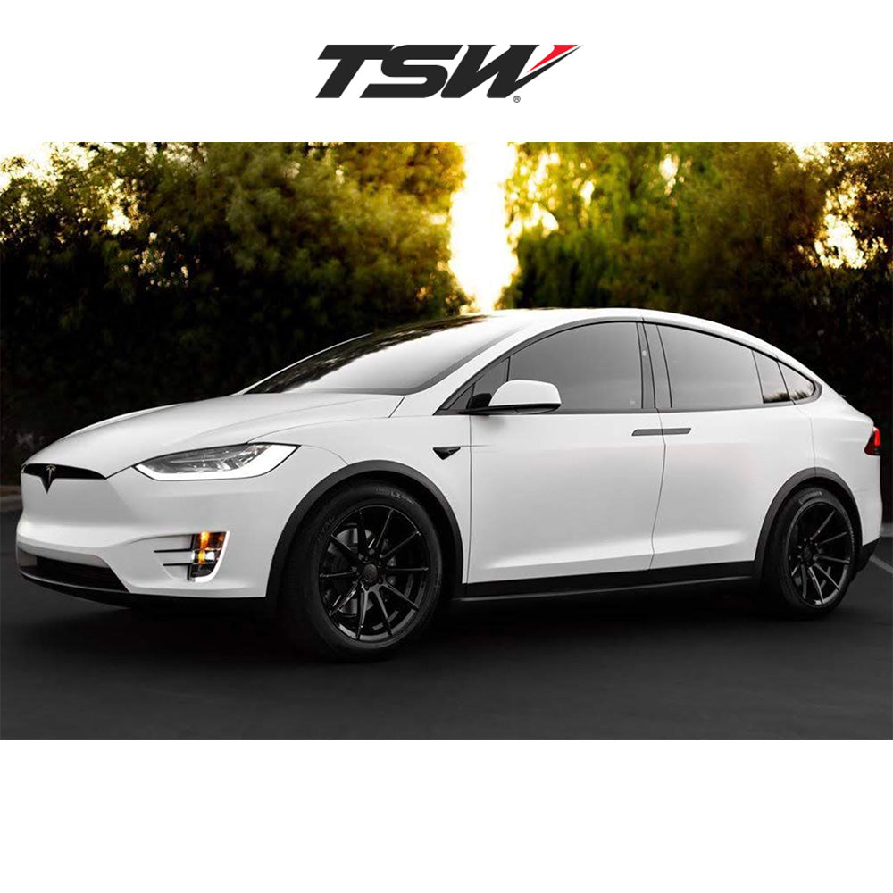 テスラ モデル3 (TESLA Model 3)用 TSW クリスプ 18x8.5J グロスブラック ホイール4本セット TSW Clypse TWCLP 18X8.5 5X4.5 G-BLK 40MM (送料無料)
