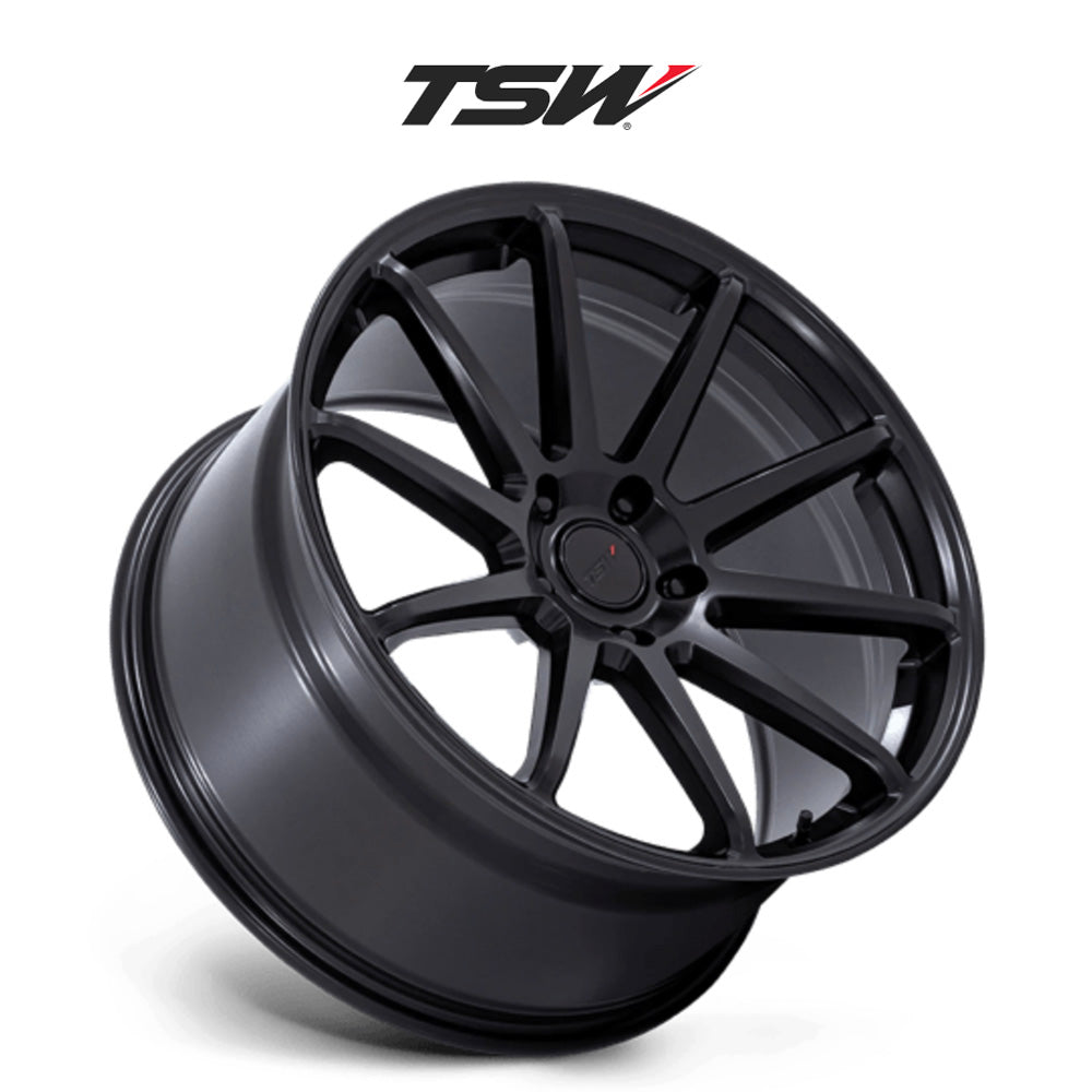 BMW X5用 TSW カナード 20x9J マットブラックホイール4本セット TSW Canard TW004 20X9 5X112 M-BLK 27MM (送料無料)