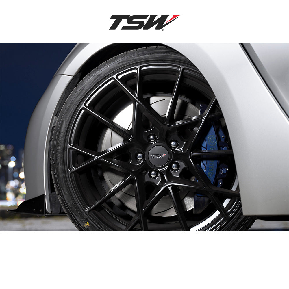 テスラ モデル3 (TESLA Model 3)用 TSW セクター 20x9J セミグロスブラック ホイール4本セット TSW Sector TWSTR 20X9 5X4.5 SEMI-GL-BLK 30MM (送料無料)