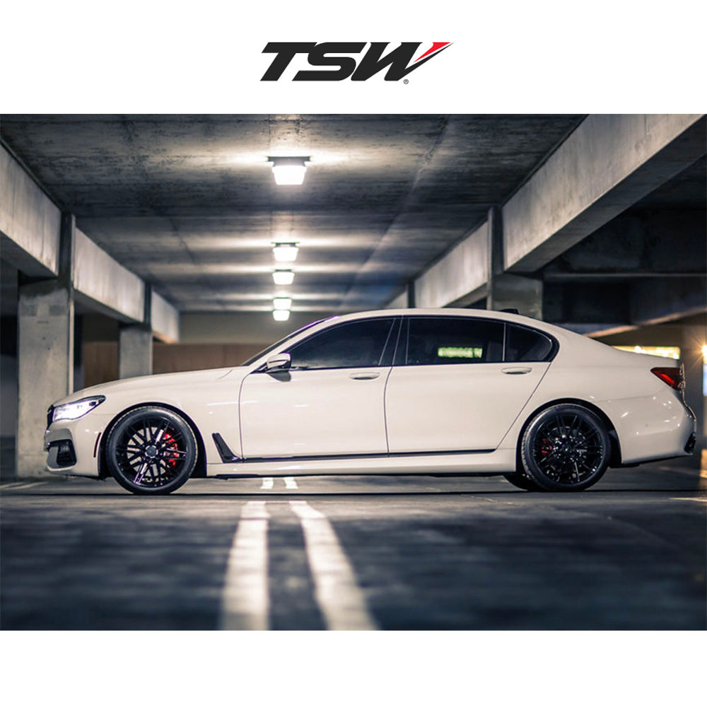 BMW X5用 TSW ペスカーラ 18x8.5J グロスブラックホイール4本セット TSW Pescara TWPCA 18X8.5 5X112 G-BLK 42MM (送料無料)