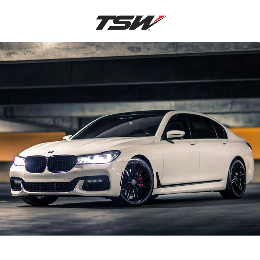 BMW X5用 TSW ペスカーラ 18x8.5J グロスブラックホイール4本セット TSW Pescara TWPCA 18X8.5 5X112 G-BLK 42MM (送料無料)