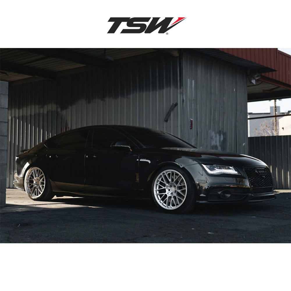BMW X5用 TSW デイトナ 22x9J グロスシルバー ホイール4本セット TSW Daytona TW001 22X9 5X112 G-SLVR 27MM (送料無料)