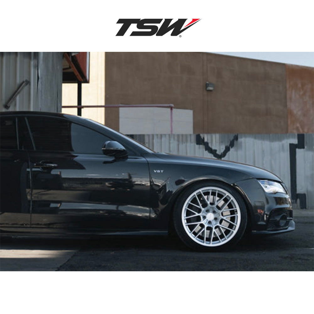 BMW X5用 TSW デイトナ 22x9J グロスシルバー ホイール4本セット TSW Daytona TW001 22X9 5X112 G-SLVR 27MM (送料無料)