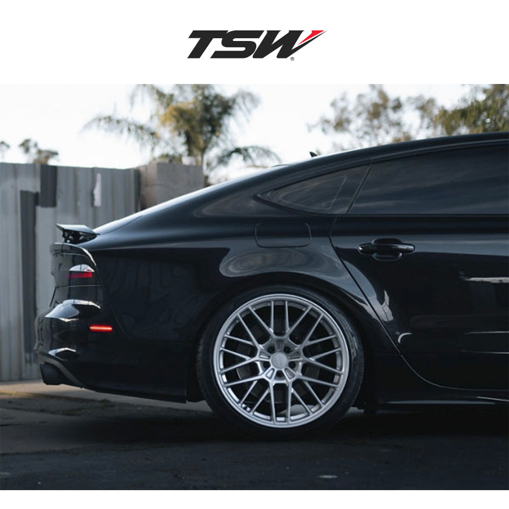 BMW X5用 TSW デイトナ 22x9J グロスシルバー ホイール4本セット TSW Daytona TW001 22X9 5X112 G-SLVR 27MM (送料無料)