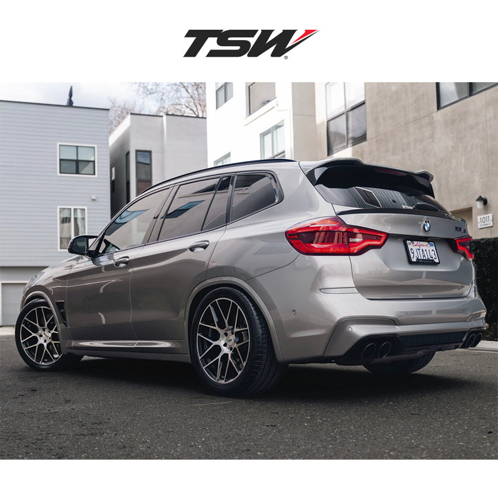 BMW X5用 TSW ラサルト 22x9J グロスブラックマシンド ホイール4本セット TSW Lasarthe TW002 22X9 5X112 G-BLK-MCH 27MM (送料無料)