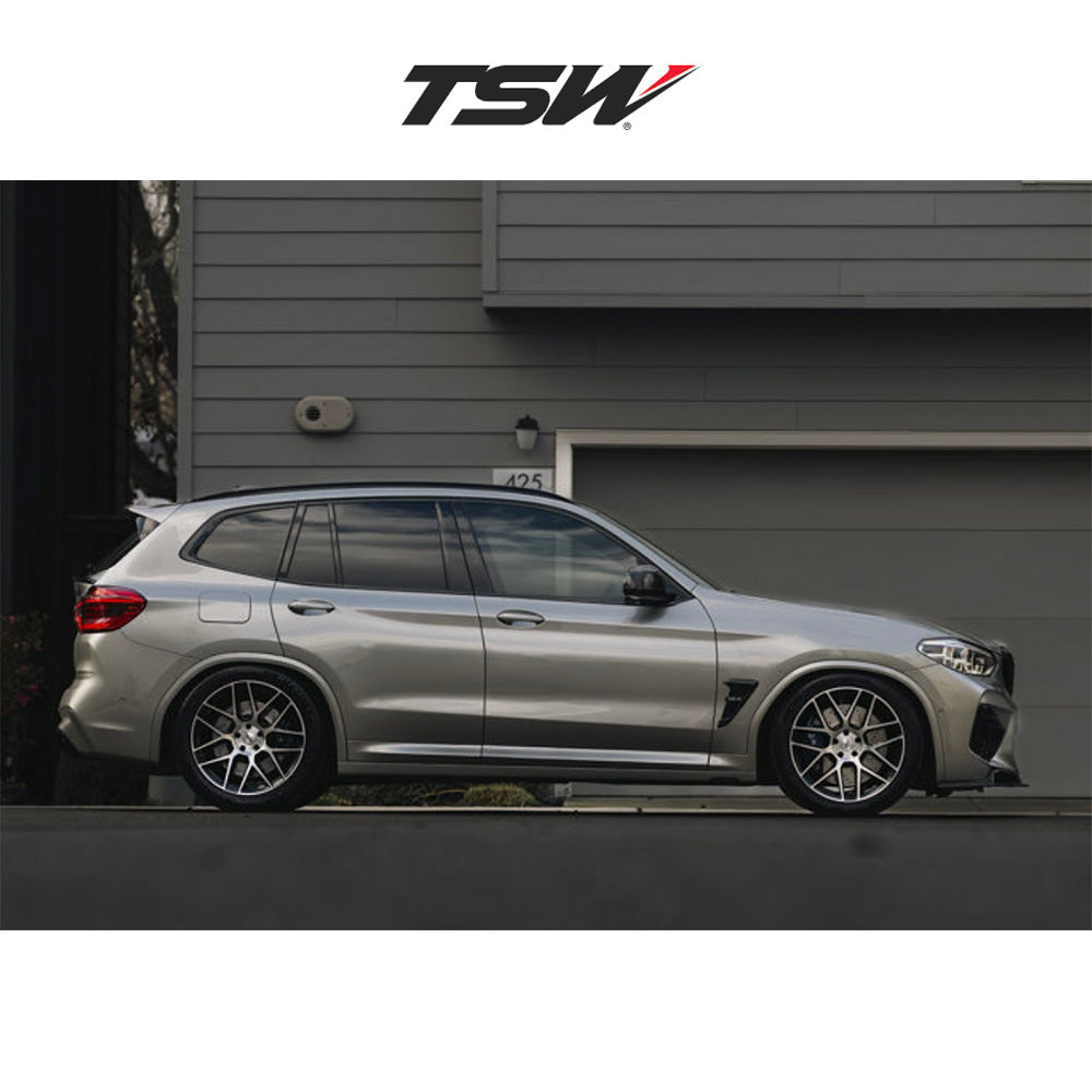BMW X5用 TSW ラサルト 22x9J グロスブラックマシンド ホイール4本セット TSW Lasarthe TW002 22X9 5X112 G-BLK-MCH 27MM (送料無料)