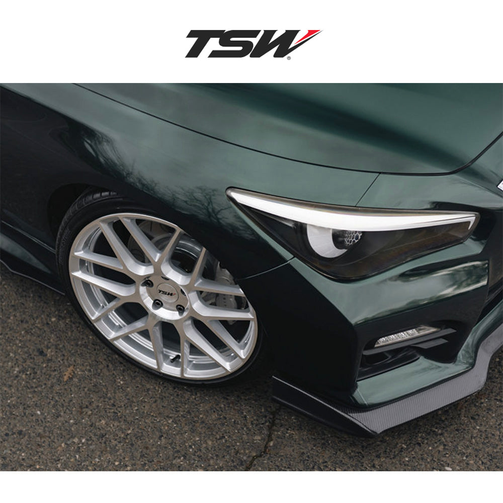 BMW X5用 TSW ラサルト 20x9J グロスシルバーマシンド ホイール4本セット TSW Lasarthe TW002 20X9 5X112 G-SLV-MACH 27MM (送料無料)