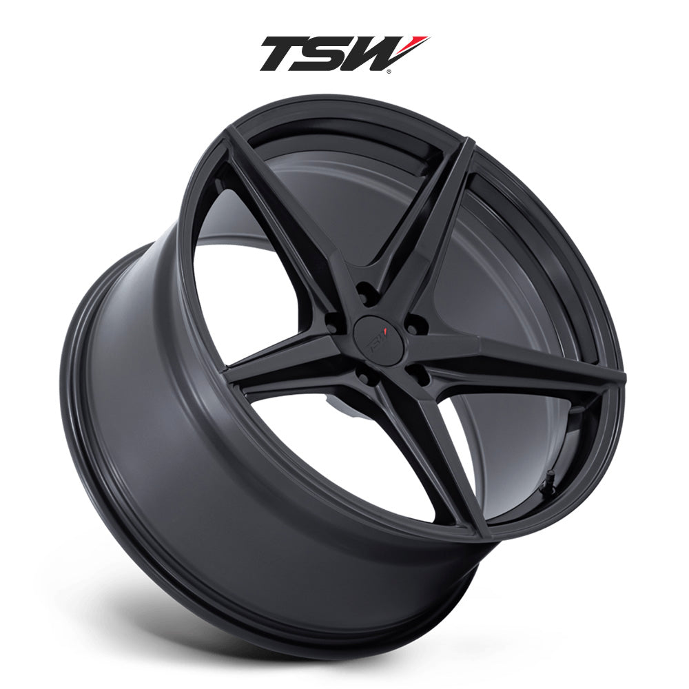 トヨタ GR86(Toyota GR86)用 TSW エスプリ 18x8.5J ET 38 フロント&リア マットブラック ホイール4本セット TSW ESPRIT 18X8.5 5X100 72 +38 M-BLK (送料無料)