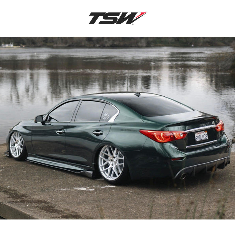 BMW 3シリーズ用 TSW ラサルト 20x9J ET 20 フロント、リア グロスシルバーマシンド フローフォーミング・アルミニウムホイール4本セット (消費税、送料込み)