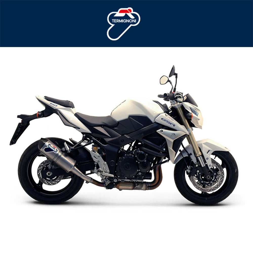 2011年から2019年式モデル スズキGSR750用 テルミニョーニ レリバンス ステンレス/カーボン スリップオン Termignoni Relevance Stainless/Carbon Slip-On GSR750 (11-19) (送料無料)