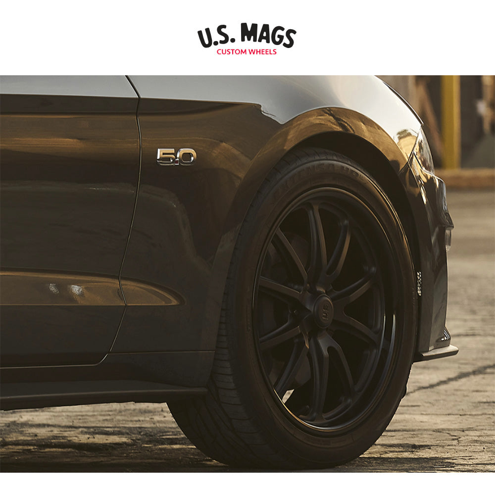 テスラ モデル3 (TESLA Model 3)用 ユーエスマグス ランブラー 20x8.5J グロスブラックマットブラック ホイール4本セット US Mag RAMBLER U123 20X8.5 5X4.5 GL-BLK-MB 32MM (送料無料)