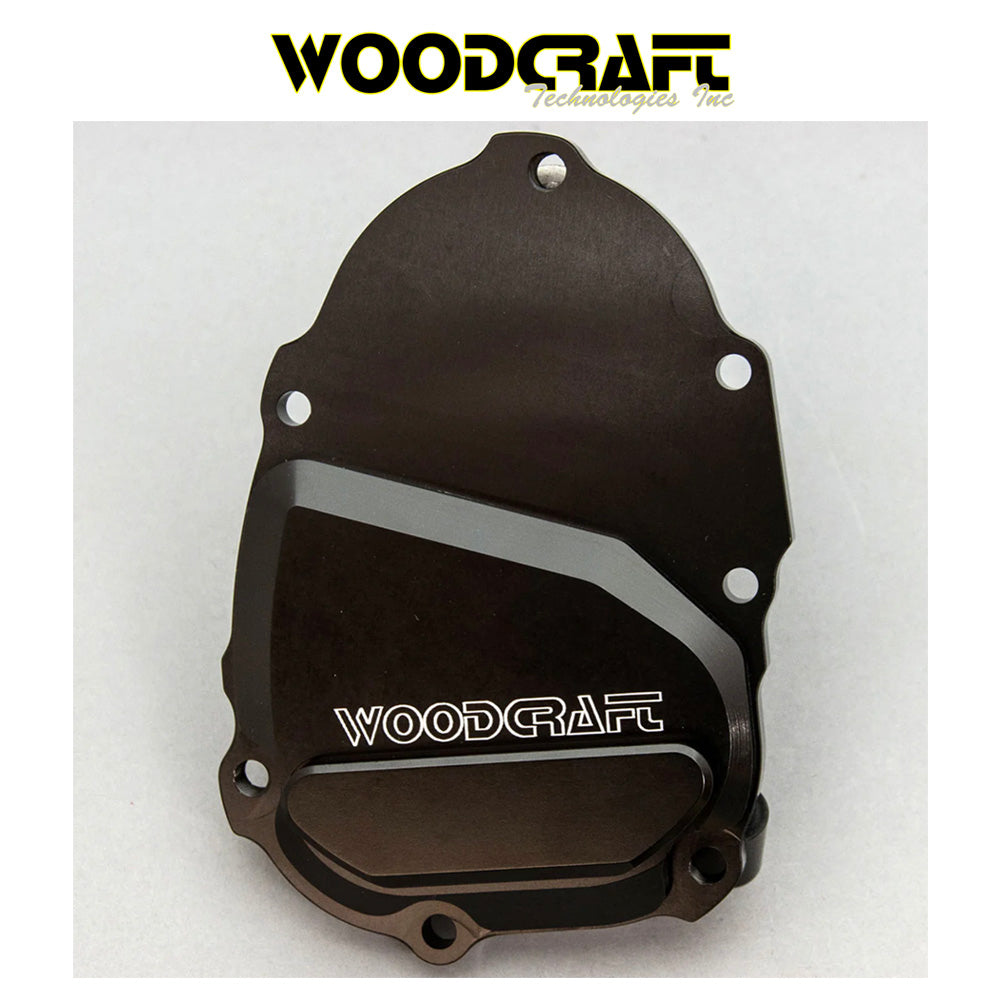 2006-2025年式 ヤマハYZF-R6用 ウッドクラフト製スキッドパッド付きイグニッショントリガーカバー Woodcraft 60-0449RB Yamaha R6 RHS Ignition Trigger Cover w/ Skid Pad (消費税、送料込み)
