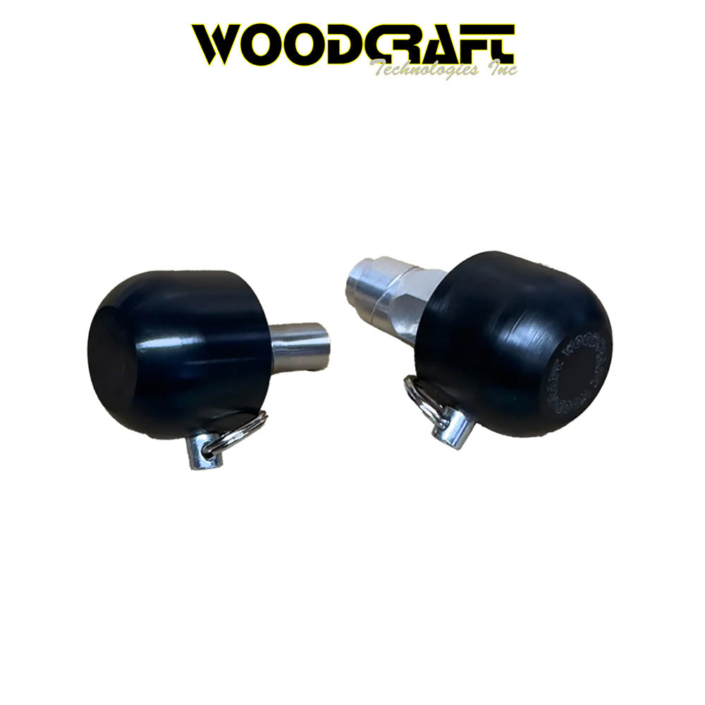 2024-2025年式 スズキ GSX-8R用 ウッドクラフト製フロントアクスルスライダーセット Woodcraft 45-0232F Suzuki Front Axle Slider (消費税、送料込み)