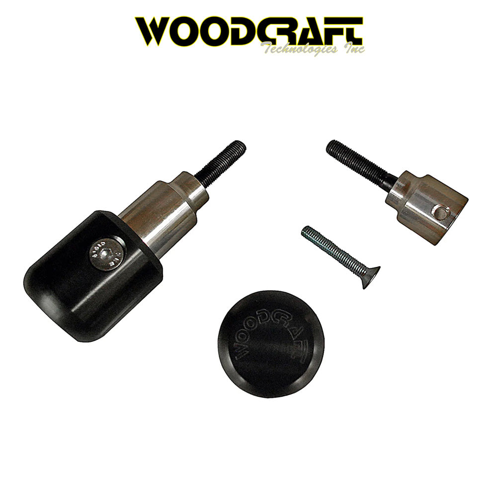 2006-2025年式 ヤマハYZF-R6用 ウッドクラフト製パック付きフレームスライダーキット Woodcraft 50-0449 Yamaha R6 Frame Slider Kit with pucks (消費税、送料込み)