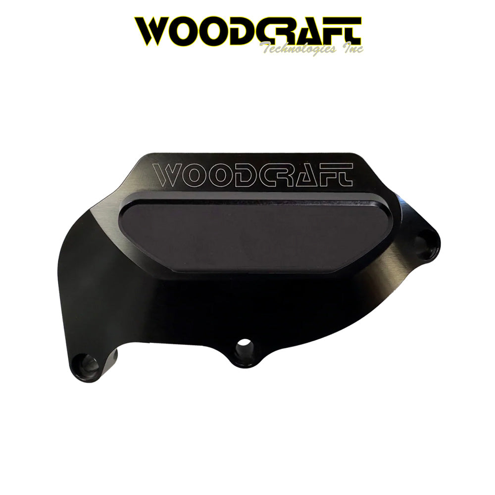 2021-2025年式 アプリリア RSV4用ウッドクラフト製スキッドプレート付きステーターカバープロテクター Woodcraft Woodcraft 60-0742LB Aprilia RSV4 LHS Stator Cover Protector (消費税、送料込み)