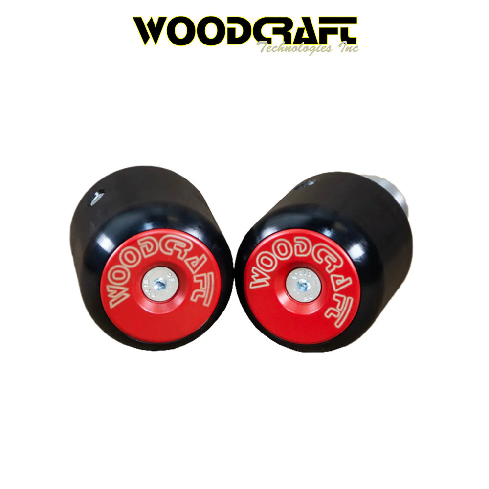 2022-2025年式 ヤマハ YZF-R7用 ウッドクラフト製パック付きフレームスライダーキット(スタンダード、レッドパック付き) Woodcraft 50-0407 Yamaha FZ07/MT07/XSR700/R7 Frame Slider Kit with pucks (消費税、送料込み)