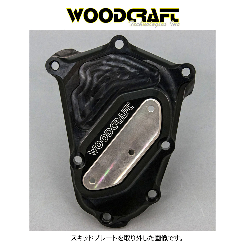 2015-2019年式 BMW S1000XR用 ウッドクラフト製スキッドパッド付きクランクシャフトカバー Woodcraft 60-0750RB 2009-19 BMW S1000RR/S1000R/S1000XR RHS Crankshaft Cover w/ Skid Pad (消費税、送料込み)
