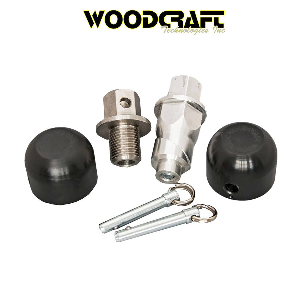 2017-2025年式 ホンダ CBR1000RR用 ウッドクラフト製 フロントアクスルスライダーキット Woodcraft 45-0342F Honda CBR1000RR Front Axle Slider Kit (消費税、送料込み)