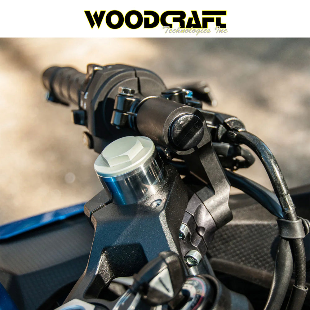 カワサキ Ninja 400用 ウッドクラフト製 ライザー クリップオン(ブラック) 長さ30.48cm Woodcraft Riser Clipon for Kawasaki Ninja 400,500 41mm (消費税、送料込み)