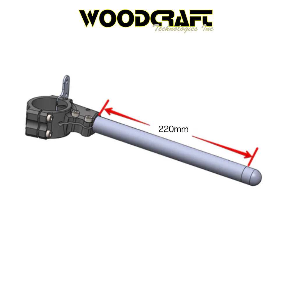 2024-2025年式 ホンダ CBR1000RR-R用ウッドクラフト製ゼロオフセットクリップオン Woodcraft 12-2150-H1 Zero Offset Clipons Honda CBR1000RR-R 50mm (消費税、送料込み)